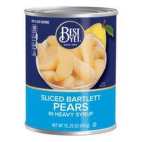 Best Yet Sliced Pears, 15.25 Ounce