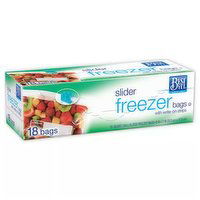 Best Yet Freezer Bags Quart Slider, 18 Each