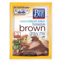 Best Yet Brown Gravy, Low Salt, 0.87 Ounce