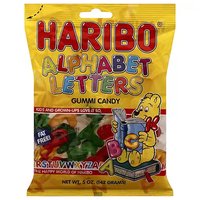 Haribo Alphabet Letter Gummi Candy, 5 Ounce