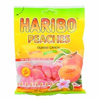 Haribo Gummies, Peaches, 5 Ounce