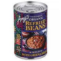 Amy's Organic Refried Pinto Beans with Green Chili, 15.5 Ounce