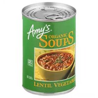 Amy's Organic Lentil Vegetable Soup, Low Sodium, 14.1 Ounce