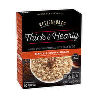 Better Oats Thick and Hearty Maple Brown Sugar, 15.1 Ounce