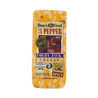 Boar's Head 3 Pepper Colby Jack Cheese, Spicy, 8 Ounce