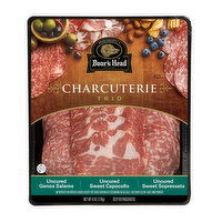 Boar's Head Charcuterie Trio: Uncured Genoa Salami, Prosciutto & Uncured Sopressata, 6 Ounce