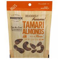 Woodstock Almonds, Tamari, 7.5 Ounce