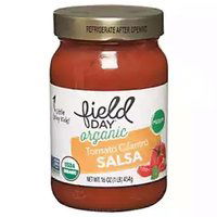 Field Day Organic Salsa, Medium, 16 Ounce