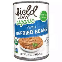 Field Day Organic Pinto Refried Beans, 15 Ounce