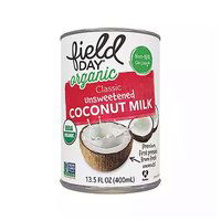 Field Day Organic Coconut Milk, Unsweetened, 13.5 Ounce