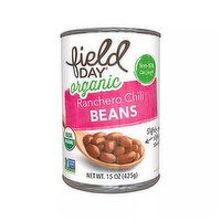 Field Day Organic Ranch Chili Beans, 15 Ounce