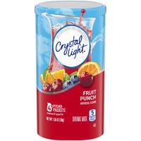 Crystal Light Powdered Mix, Fruit Punch, 8 Quart