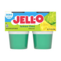 Jell-O Sugar Free Lemon-Lime Gelatin Snacks (Pack of 4), 12.5 Ounce