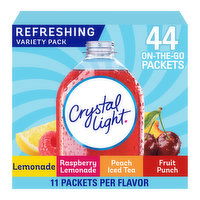 Crystal Light Refreshing Variety Pack, On-the-Go Packets, 44 Each