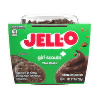 Jell-O Thin Mint Ready-to-Eat Pudding Snack Cups, 7 Ounce