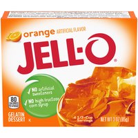 Jell-O Orange Instant Gelatin Mix, 3 Ounce