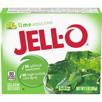 Jell-O Lime Instant Gelatin Mix, 3 Ounce