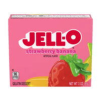 Jell-O Strawberry Banana Instant Gelatin Mix, 3 Ounce