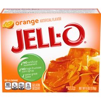 Jell-O Orange Instant Gelatin Mix, 6 Ounce