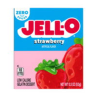 Jell-O Strawberry Gelatin Mix, Sugar Free, 0.3 Ounce