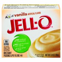 Jell-O Instant Pudding, Vanilla, 3.4 Ounce