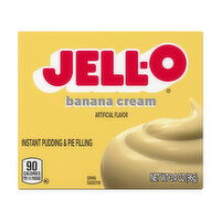 Jell-O Banana Cream Instant Pudding, 3.4 Ounce