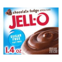 Jell-O Chocolate Chocolate Fudge Instant Sugar Free Pudding, 1.4 Ounce