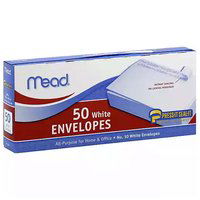 Mead No. 10 White Envelopes, 1 Each