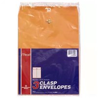 Mead Clasp Envelopes, 10" X 13", 1 Each