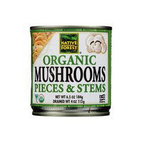 Native Forest Organic White Mushrooms, 4 Ounce