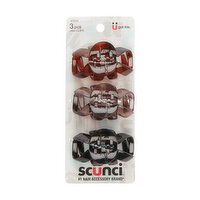 Scunci Hair Clips - 3 Pc, 3 Each