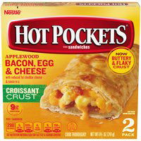 Hot Pockets Applewood Bacon, Egg and Cheese Sandwiches (2-count), 9 Ounce