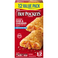 Hot Pockets Hickory Ham & Cheddar Sandwiches, 12 Each