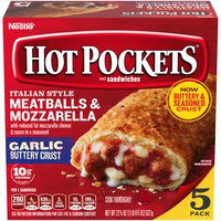 Hot Pockets Meatballs & Mozzarella Sandwiches, 22.5 Ounce