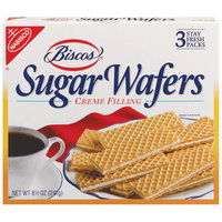 Nabisco Biscos Wafers, Creme Filling Sugar, 8.5 Ounce