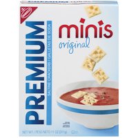 Premium Original Mini Saltine Crackers, 11 oz, 11 Ounce