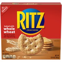 RITZ Whole Wheat Crackers, 12.9 oz, 12.9 Ounce