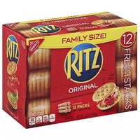 RITZ Fresh Stacks Original Crackers, Family Size, 17.8 oz, 17.8 Ounce