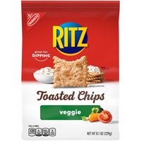 RITZ Toasted Chips Veggie, 8.1 oz, 8.1 Ounce