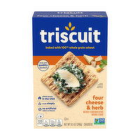 Triscuit Four Cheese & Herb Whole Grain Wheat Crackers, 8.5 Ounce