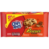 CHIPS AHOY! Chewy Chocolate Chip Cookies with Reese's Peanut Butter Cups, Family Size, 14.25 Ounce