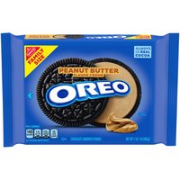 OREO Peanut Butter Creme Chocolate Sandwich Cookies, Family Size, 17 Ounce