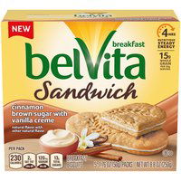 Belvita Cinnamon Brown Sugar with Vanilla Crème, 8.8 Ounce