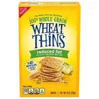 Wheat Thins Reduced Fat Whole Grain Wheat Crackers, 8 oz, 8 Ounce