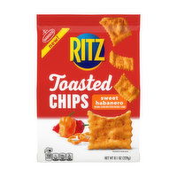 Ritz Toasted Chips Sweet Habanero Crackers, 8.1 Ounce