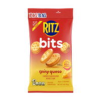 Ritz Bits Spicy Queso Sandwich Crackers Big Bag, 3 Ounce