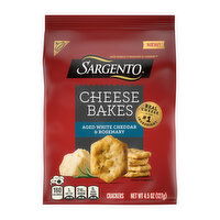 Sargento Cheese Bakes Aged White Cheddar and Rosemary Crackers, 4.5 Ounce
