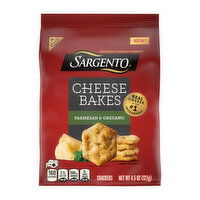 Sargento Cheese Bakes Parmesan and Oregano Crackers, 4.5 Ounce