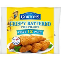 Gorton Battered Fish Fillets, 24.5 Ounce