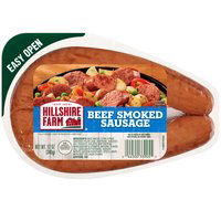 Hillshire Farm Smoked Beef Sausage, 12 Ounce